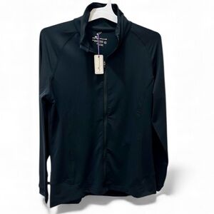 Peter Millar fitted Golf Jacket black size XL NEW women’s full zip